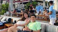Makin Mesra Foto Susan Sameh dan Fajar Alfian Saat Makan Bareng