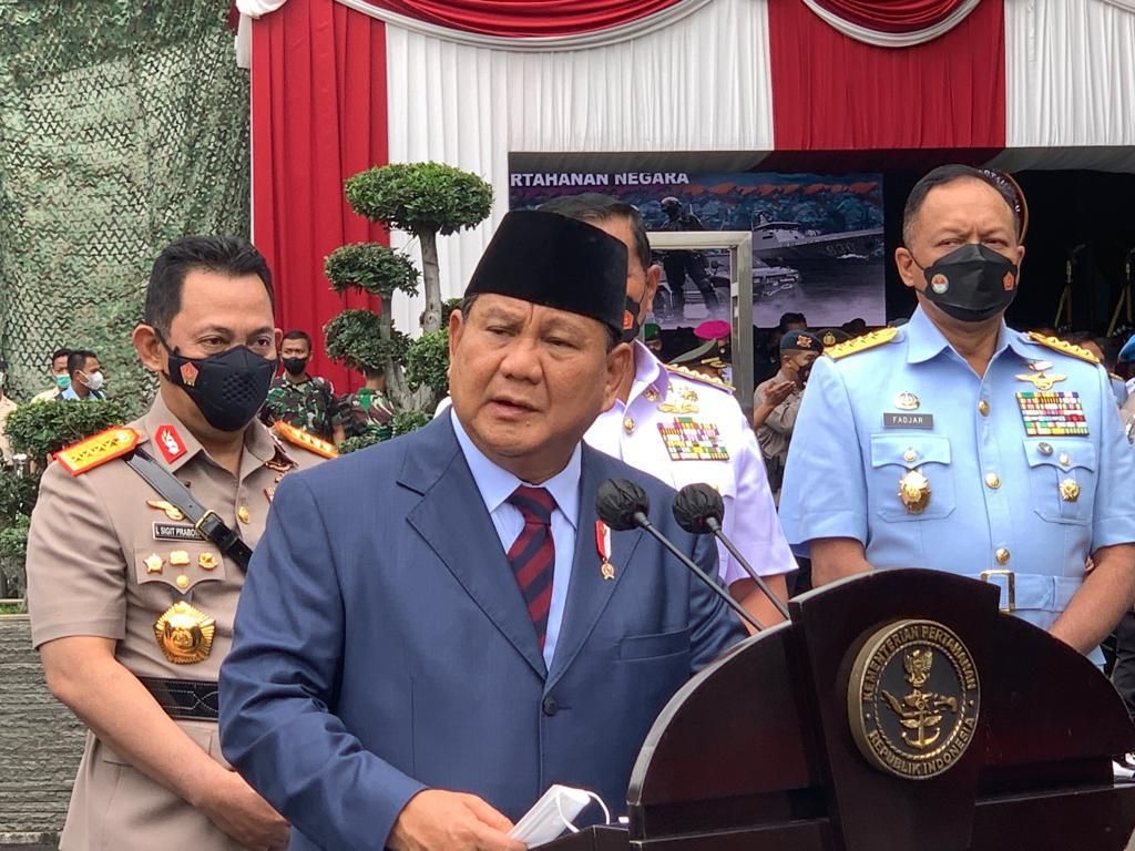 Prabowo Bahas Pertahanan IKN Nusantara di Rapim Kemenhan 2022