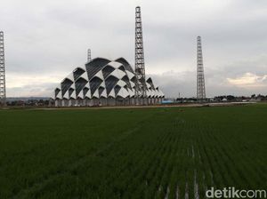 Progres Terkini Pembangunan Masjid Apung Al-Jabbar