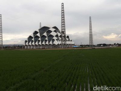 Progres Terkini Pembangunan Masjid Apung Al-Jabbar