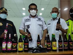 Razia Miras di Karawaci, Petugas Diancam Penjual Pakai Gunting