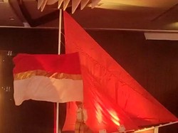 Viral Bendera Merah Putih Lis Emas di Acara MKGR, Golkar Sulsel Buka Suara