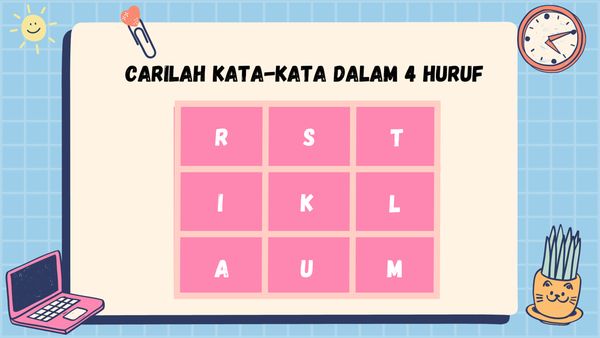 Usir Stres dengan Teka-teki Ini, Siapa Tahu Langsung Hilang