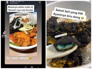 Zonk! Netizen Ini Dapat Ayam Goreng Biru karena Salah Tempat Beli Zonk! Netizen Ini Dapat Ayam Goreng Biru karena Salah Tempat Beli