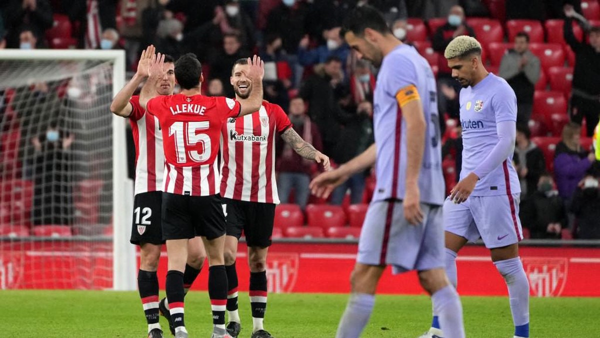 Xavi merasa Barcelona tidak gagal usai disingkirkan Athletic Bilbao di babak 16 besar Copa del Rey. (Foto: AFP/CESAR MANSO)