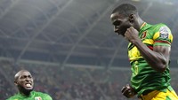 Mali berhasil menjadi juara grup F setelah mengalahkan Mauritania 2-0. AP Photo/Themba Hadebe.