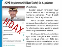 Wakil Bupati Sukoharjo Dicatut WA Minta Rekening Masjid