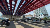Jembatan Layang Tol Becakayu Mulai Terbentang