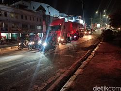 Foto Situasi Terkini Simpang Rapak Balikpapan Usai Kecelakaan Maut Truk