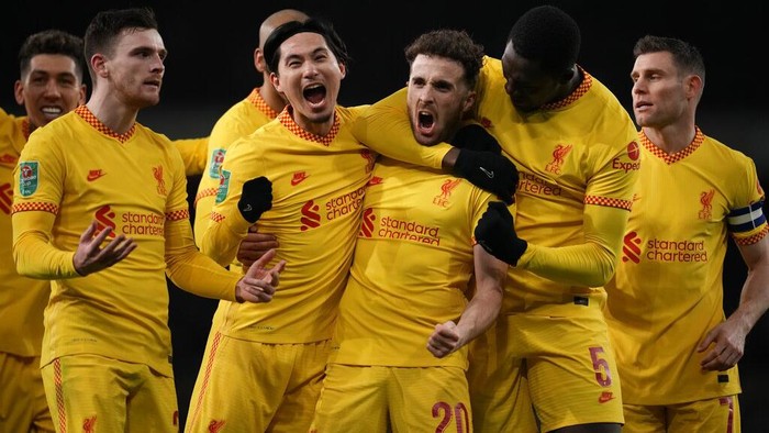Liverpool berhasil mengalahkan Arsenal 2-0 di semifinal leg kedua Piala Liga Inggris. The Reds pun lolos ke final Piala Liga Inggris.