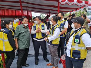 Puan Buka Jembatan Gantung Rp 3,2 M, Siapa yang Bangun?