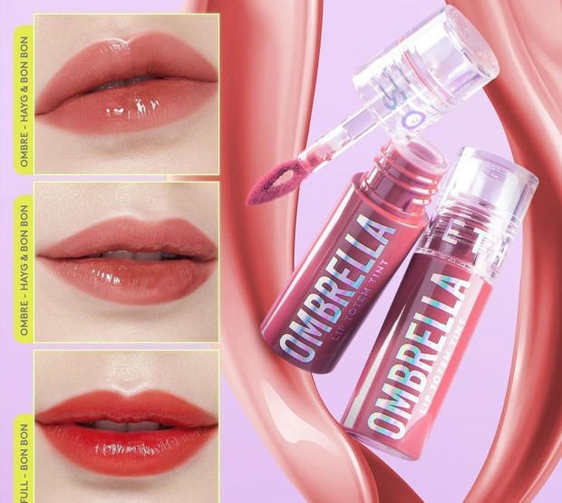rekomendasi lip tint glossy untuk menciptakan tampilan glossy lips