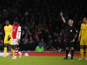 Arsenal di 2022: 3 Kartu Merah, 1 Gol