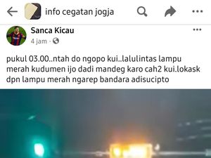 Beredar Video 18 Detik Balap Liar di Simpang Bandara Adisutjipto