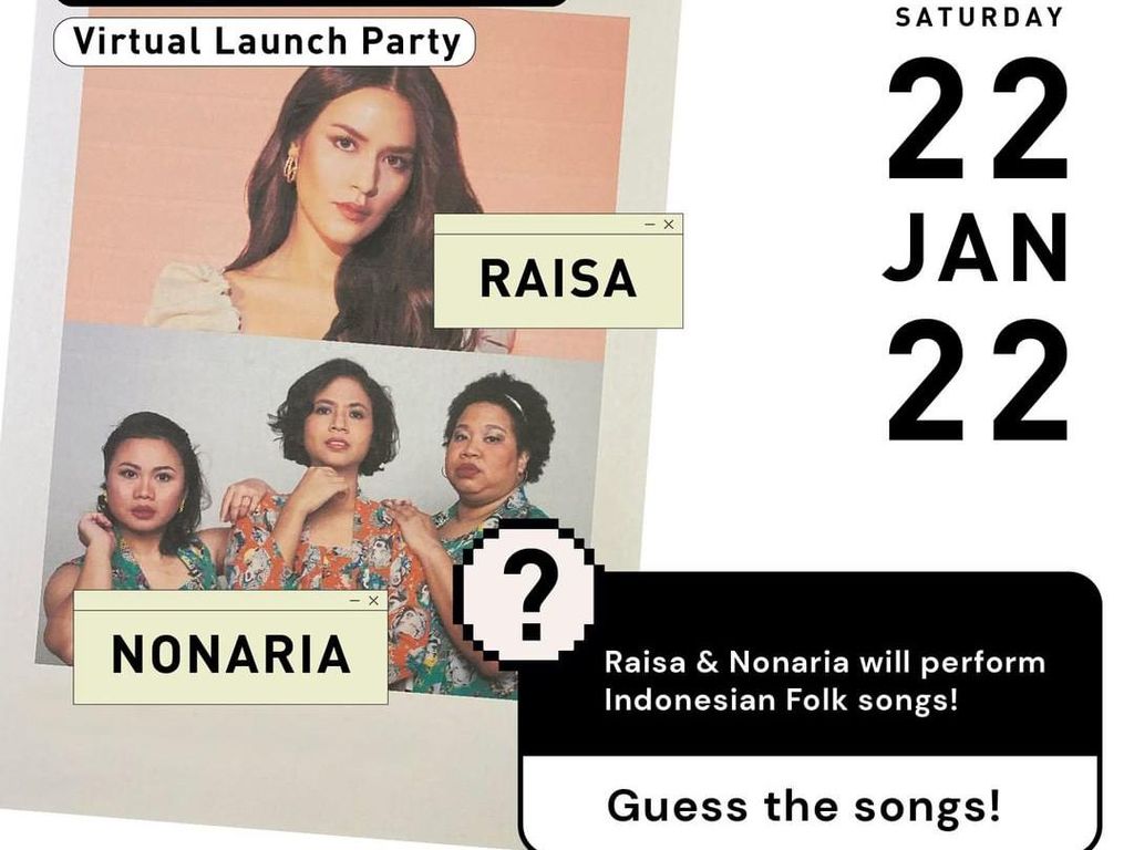 Raisa-NonaRia Bakal Duet Bawakan Lagu Folk Indonesia, Penasaran?