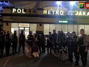 Tabrak Tim Patroli Polda Metro di Jakut, Pemotor Ditangkap