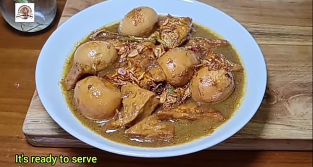 Semur Telur Tahu/Foto: Youtube.com/ Semur telur tahu memiliki cita rasa manis dan gurih