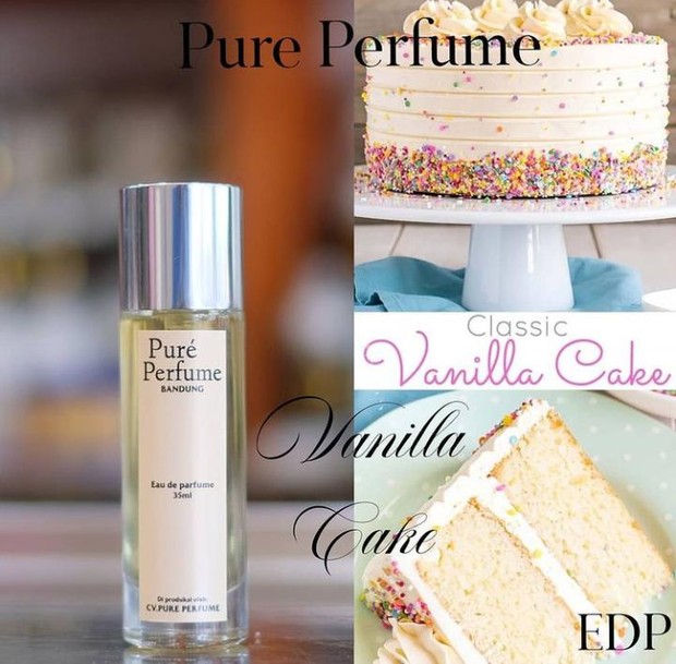 Parfum aroma vanilla yang satu ini beraroma persis seperti vanilla cake sesuai dengan namanya
