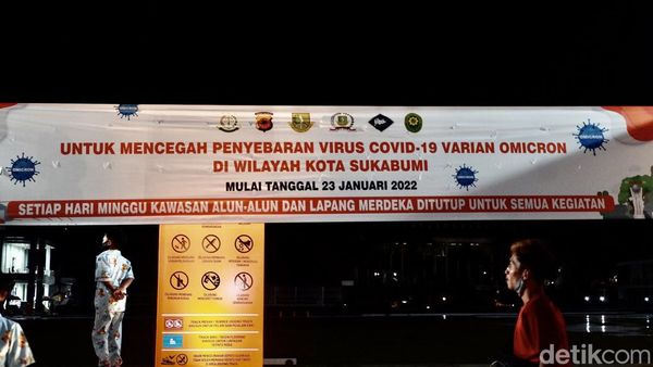 Alun-alun dan Lapang Merdeka Sukabumi Ditutup Setiap Hari Minggu