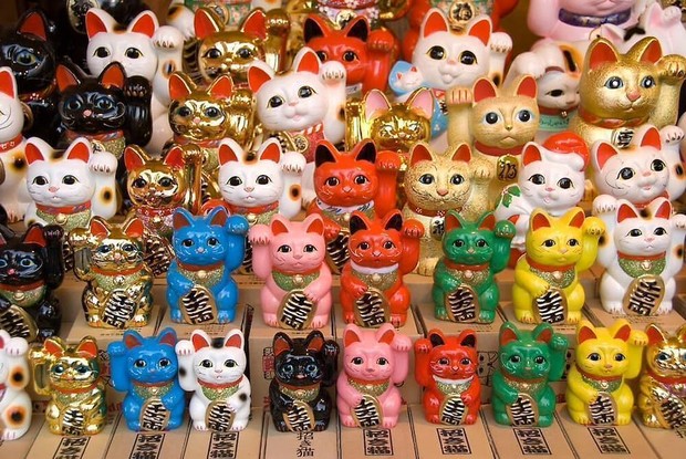 Berbagai macam lucky cat /Foto: Pinterest/Madame Bang Bang Berbagai macam lucky cat /Foto: Pinterest/Madame Bang Bang