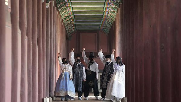 Berfoto di Gyeongbok Palace Korsel