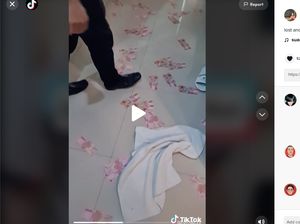 Viral Sultan Check Out Sebar Uang Tip di Lantai Kamar Hotel Bogor