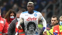 Penyerang Napoli, Victor Osimhen memiliki valuasi sebesar 51 juta Euro. Foto: Getty Images/Marco Luzzani