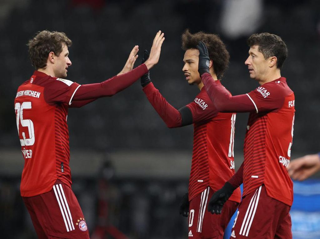 Hertha Vs Bayern: Die Roten Jauhi Dortmund Usai Menang 4-1