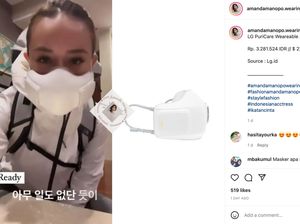 Amanda Manopo Pakai Masker Anti Corona Seharga Rp 3 Juta, Begini Bentuknya Amanda Manopo Pakai Masker Anti Corona Seharga Rp 3 Juta, Begini Bentuknya