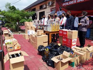 Gerebek 6 Kios di Boyolali, Polisi Sita Seribuan Lebih Botol Miras