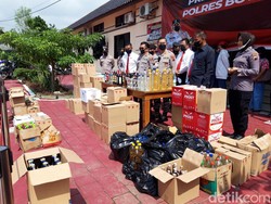 Gerebek 6 Kios di Boyolali, Polisi Sita Seribuan Lebih Botol Miras