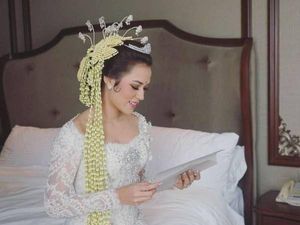 8 Foto Artis Cantik Pakai Siger, Jadi Pengantin Sunda di Hari Pernikahan