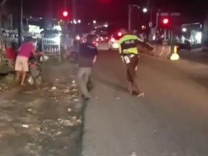 Viral Polantas-Warga Berantem di Jalan Pematangsiantar Sumut