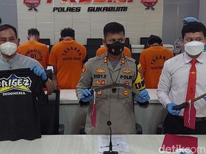 Kalungkan Celurit ke Leher Korban, Anggota Geng Motor Ditangkap Polisi Sukabumi