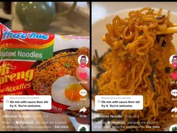 TikToker Bikin Indomie Goreng Campur Samyang, Tampilannya Bikin Ngiler!