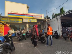Beredar Video Penangkapan Pelaku Curanmor di Minimarket Kota Malang