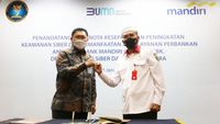 BSSN Gandeng Bank Mandiri