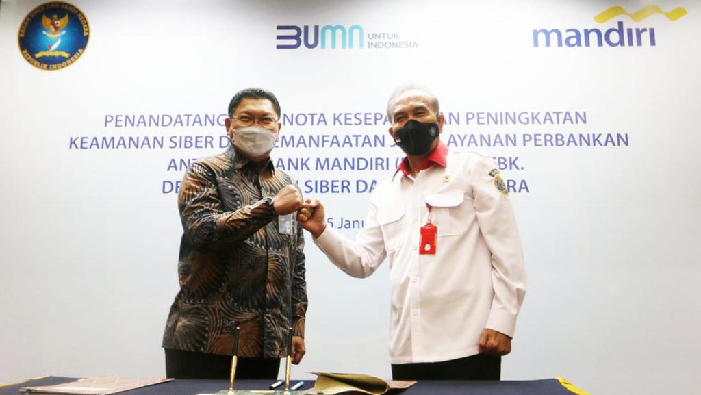 BSSN Gandeng Bank Mandiri BSSN Gandeng Bank Mandiri