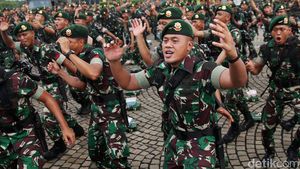 Gaya Yel-yel TNI AD Usai Apel Pasukan, Kompak Banget !