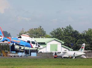 Foto-foto Geliat Kesibukan Bandara Pondok Cabe