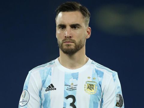 RIO DE JANEIRO, BRAZIL - JUNE 14: Nicolas Tagliafico of Argentina looks on before a Group A match between Argentina and Chile at Estadio Olímpico Nilton Santos as part of Copa America Brazil 2021 on June 14, 2021 in Rio de Janeiro, Brazil. (Photo by Buda Mendes/Getty Images)