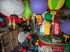 Perajin Lampion di Solo Kebanjiran Pesanan Jelang Imlek