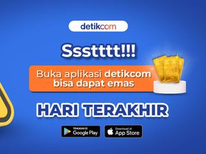 Hari Terakhir! Buka Aplikasi detikcom Bisa Dapat Emas