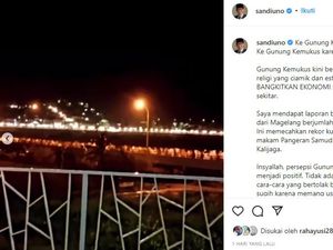 Puji Perubahan Sex Mountain Kemukus, Menteri Sandi: Takhayul No, Religi Yes!