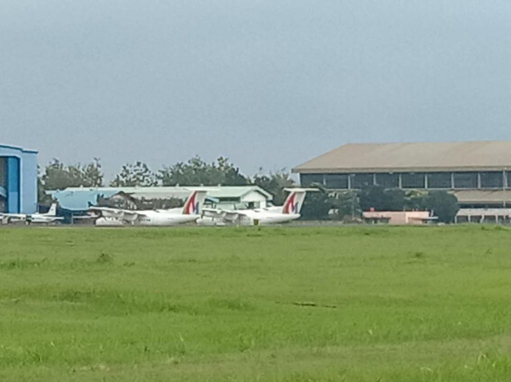 Hari Pertama Dapat Limpahan dari Halim, Begini Kondisi Bandara Pondok Cabe Hari Pertama Dapat Limpahan dari Halim, Begini Kondisi Bandara Pondok Cabe