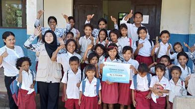 Berkat Sahabat Baik, Sarana Air Bersih Reda Meter Makin Sempurna