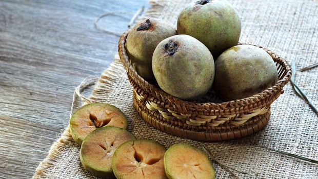 Ilustrasi manfaat buah sawo