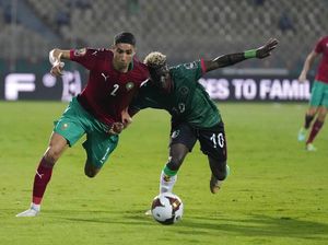 Piala Afrika 2021: Gol Hakimi Bawa Maroko ke Perempatfinal