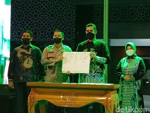 Serah Terima Polsub Sektor Kanigaran yang Dibangun Pemkot Probolinggo