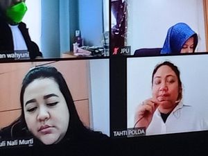Momen Olivia Nathania Ditegur Hakim Gegara Makan Saat Sidang Momen Olivia Nathania Ditegur Hakim Gegara Makan Saat Sidang